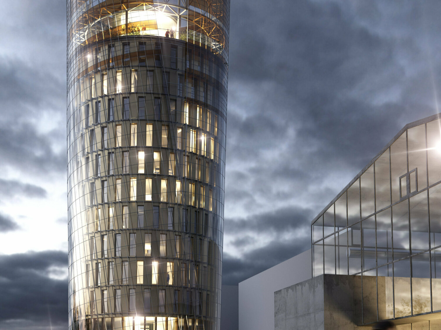 Markus Pernthaler Architekten - Science Tower - Render © Uwalkin