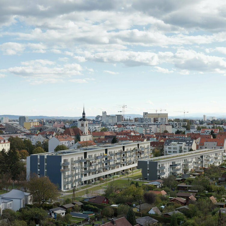 Markus Pernthaler Architekten - Wohnquartier St. Vinzenz - Foto © Ott