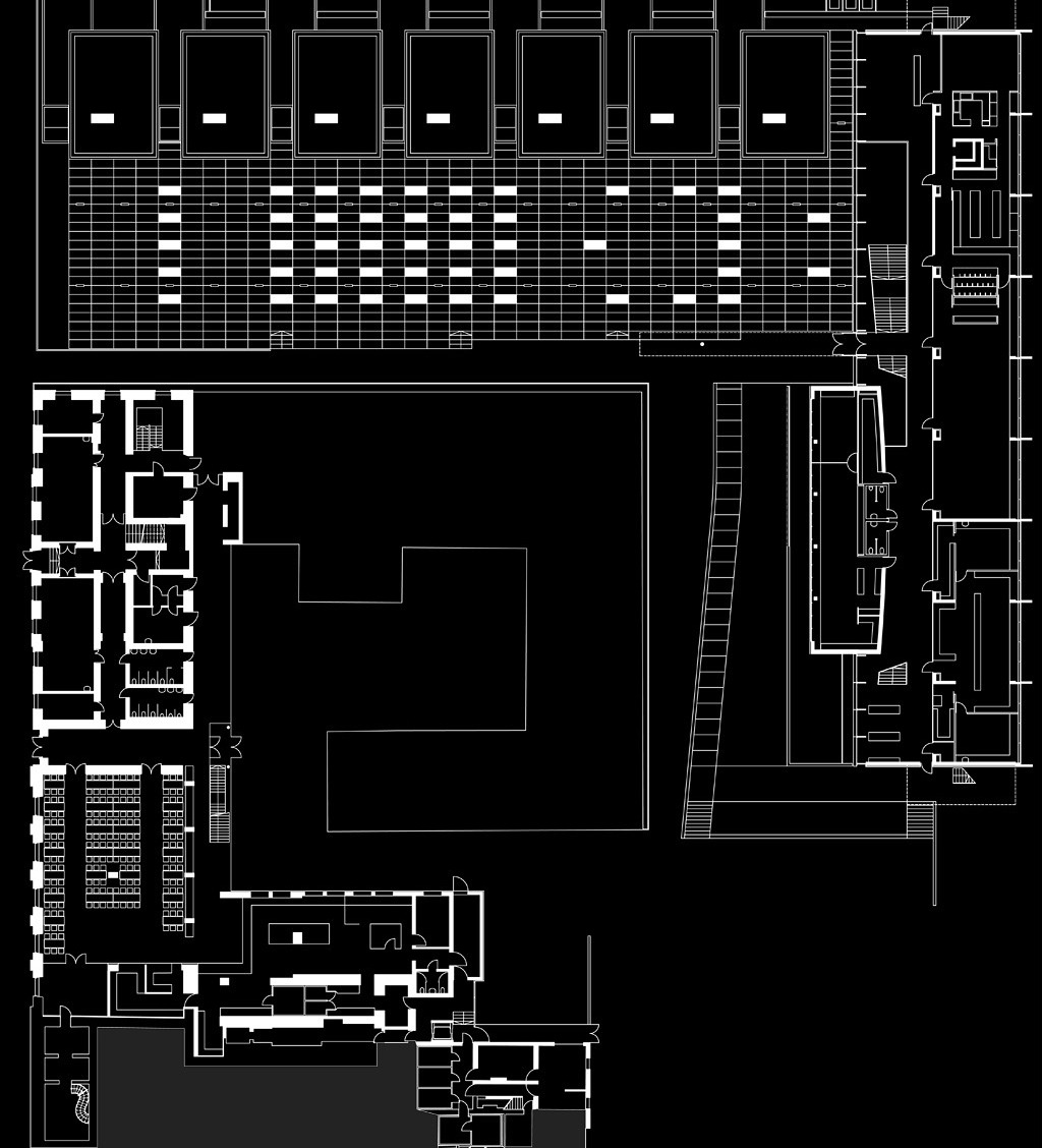 Markus Pernthaler Architekten - Landesberufsschule Bad Gleichenberg - Grundriss EG - Foto © Paul Ott