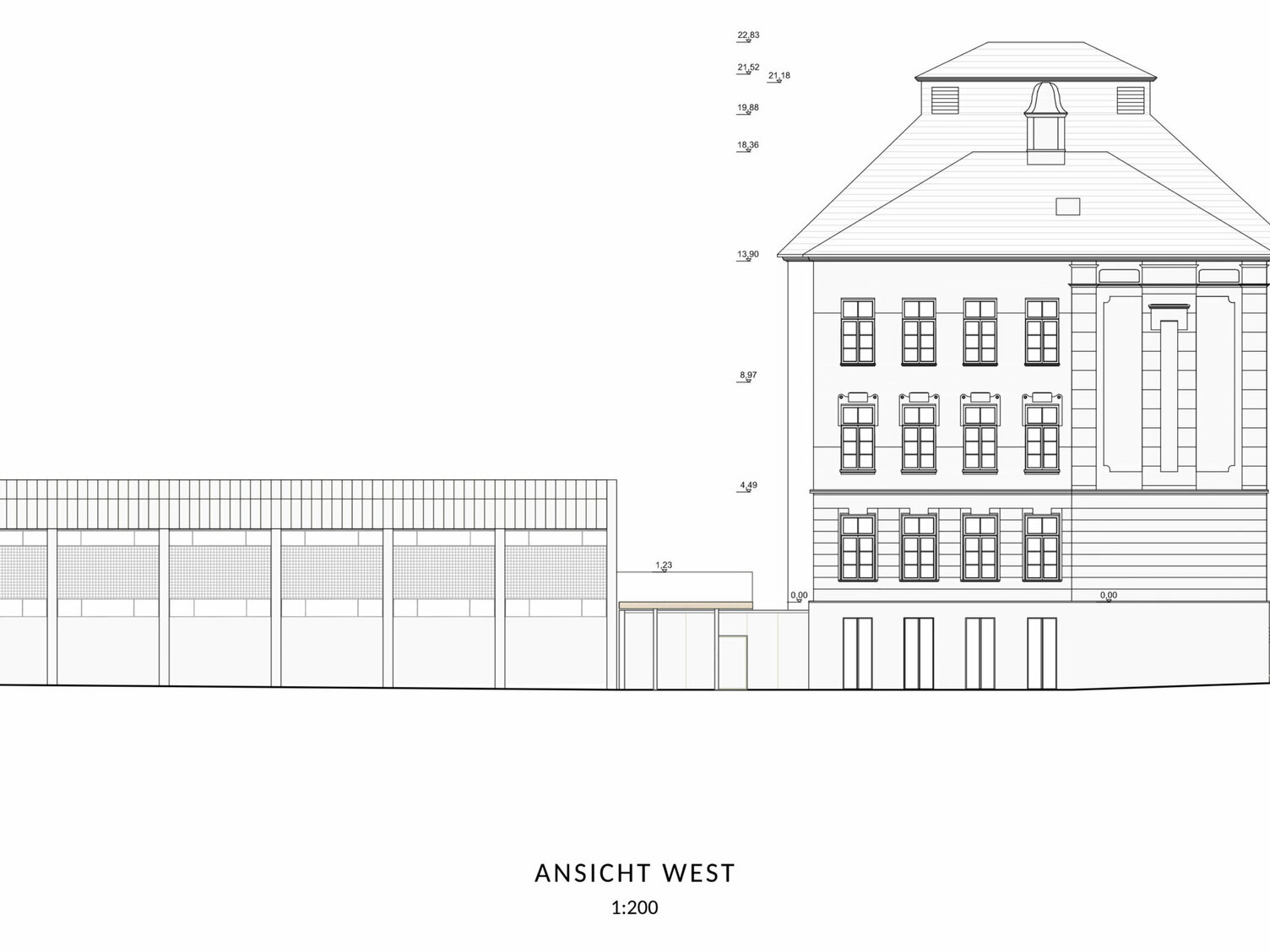 Markus Pernthaler Architekten -Wettbewerb_Richard-Wagner-Schule -Villach- Ansicht © MPA