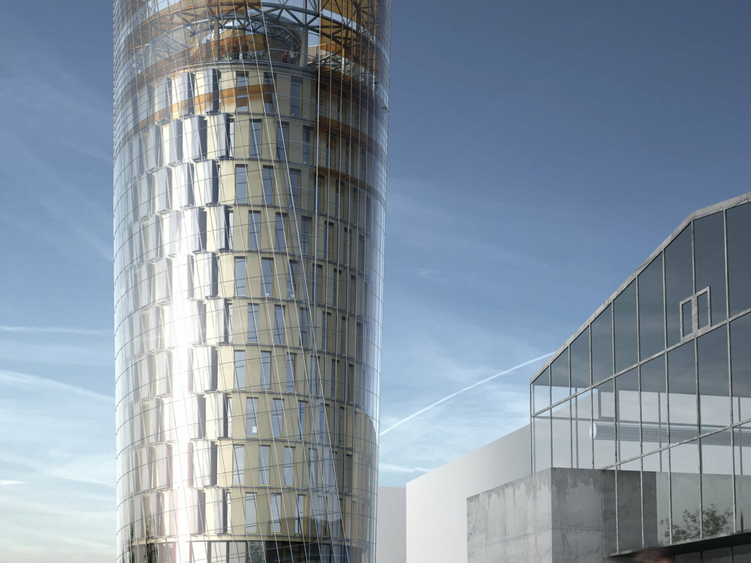 Markus Pernthaler Architekten - Science Tower - Render © uwalkin