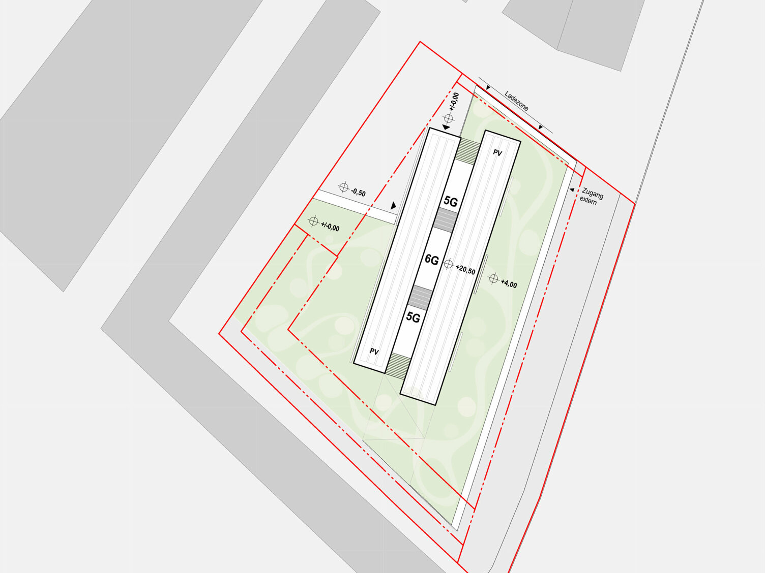 Markus Pernthaler Architekten -NMS-Leopold-Kohl-Strasse - Plan © MPA