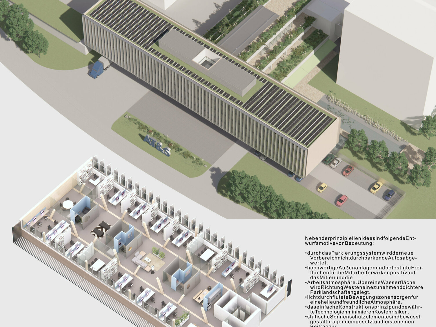 Markus Pernthaler Architekten -Wettbewerb - AT&S -Leoben -Render © MPA