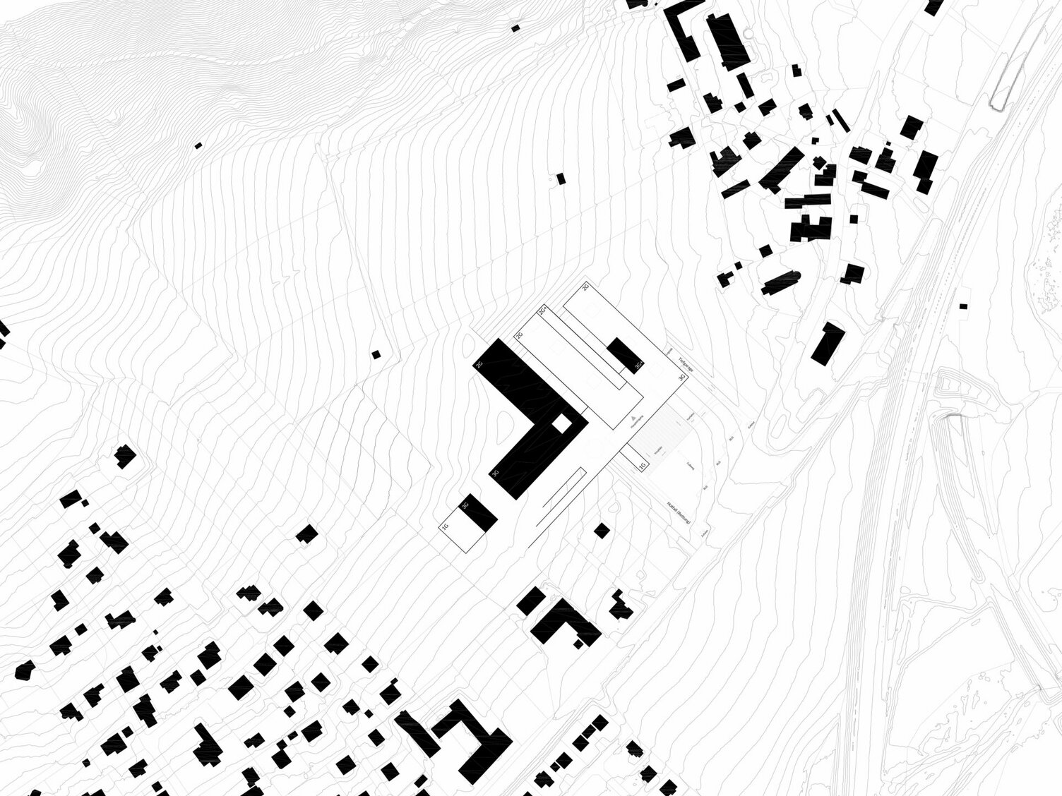 Markus Pernthaler Architekten -Wettbewerb- Leitspital-Region-Liezen - Plan © MPA