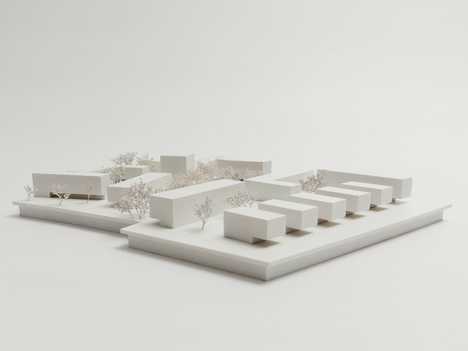 Markus Pernthaler Architekten -Wettbewerb-Quartier18-18a - Modell © MPA