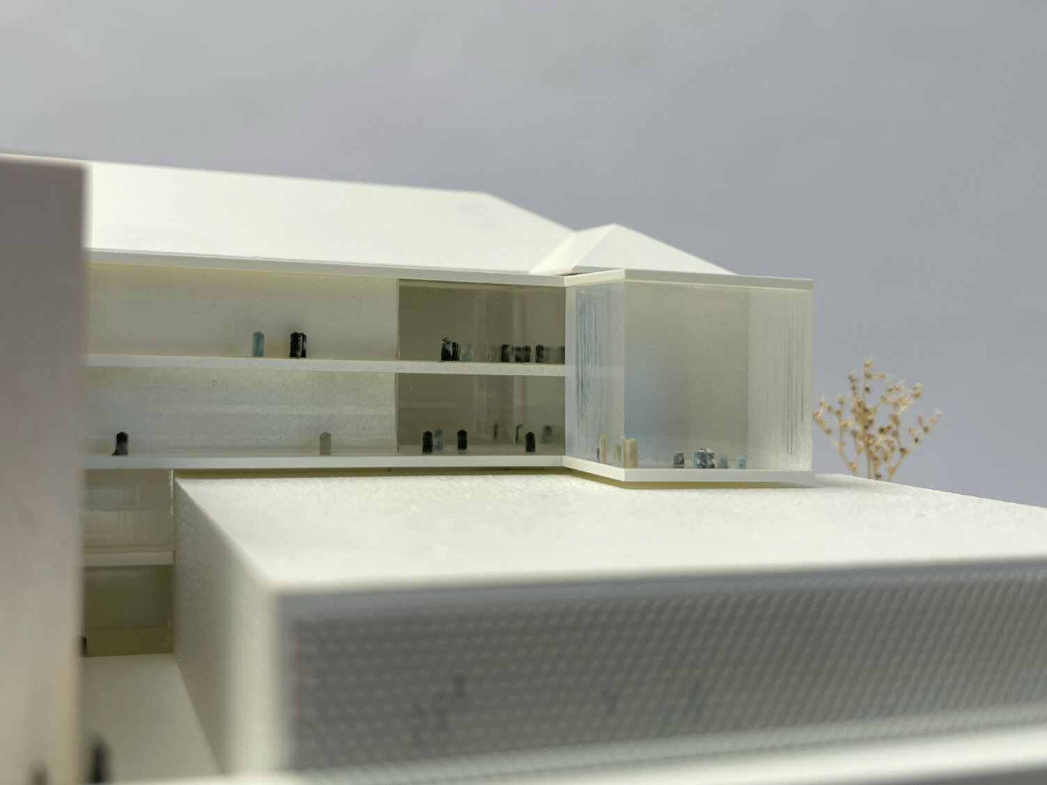 Markus Pernthaler Architekten -Wettbewerb_Sport_MS_Graz - Modell © MPA