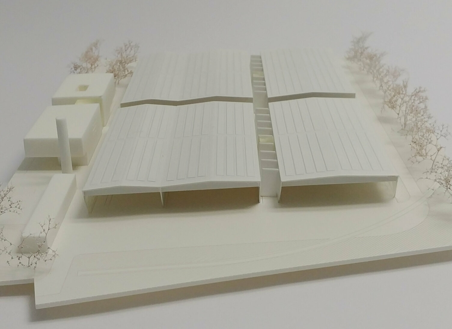 Markus Pernthaler Architekten - Busbetriebshof_Graz - Modell © MPA