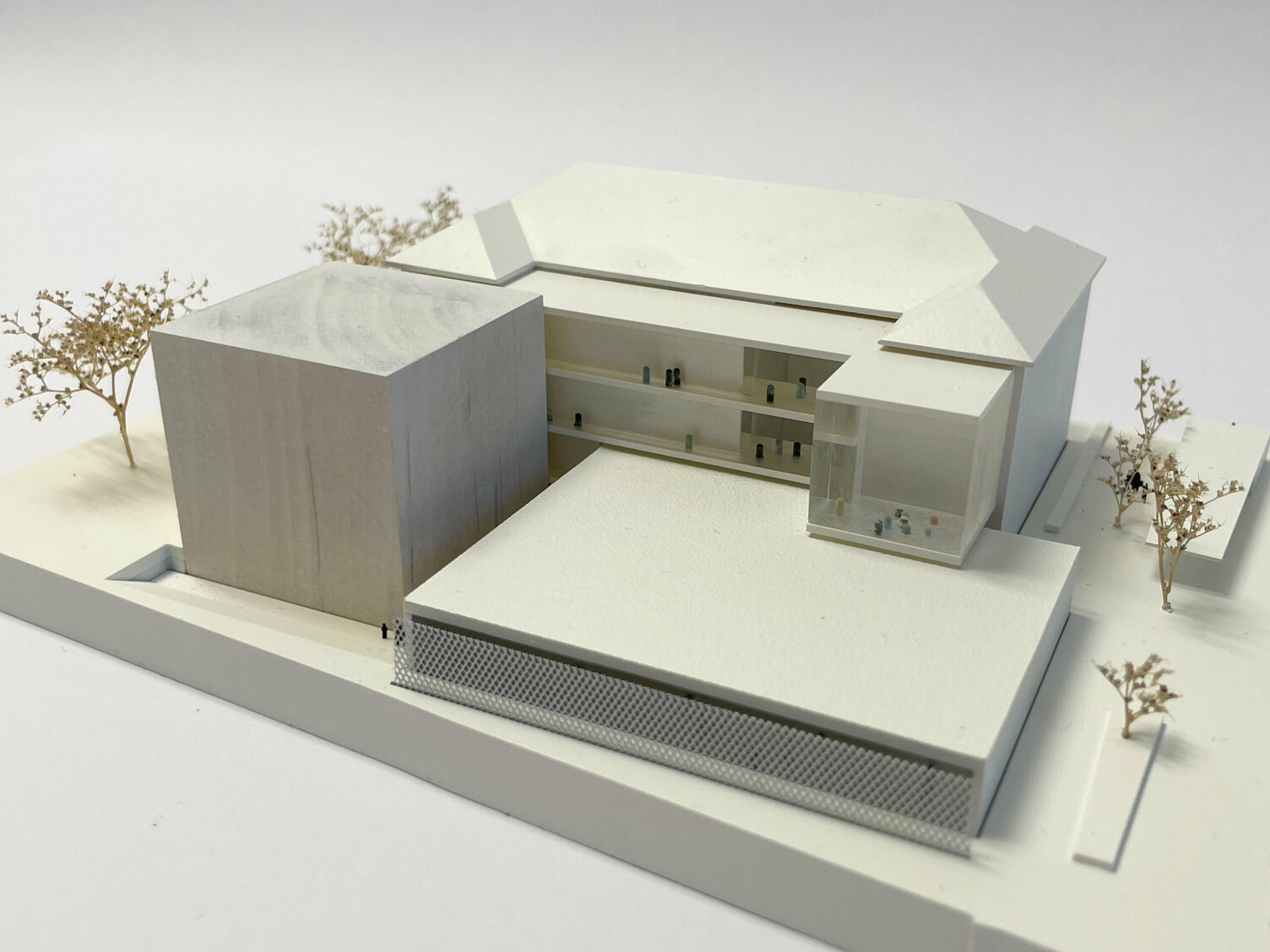Markus Pernthaler Architekten -Wettbewerb_Sport_MS_Graz - Modell © MPA