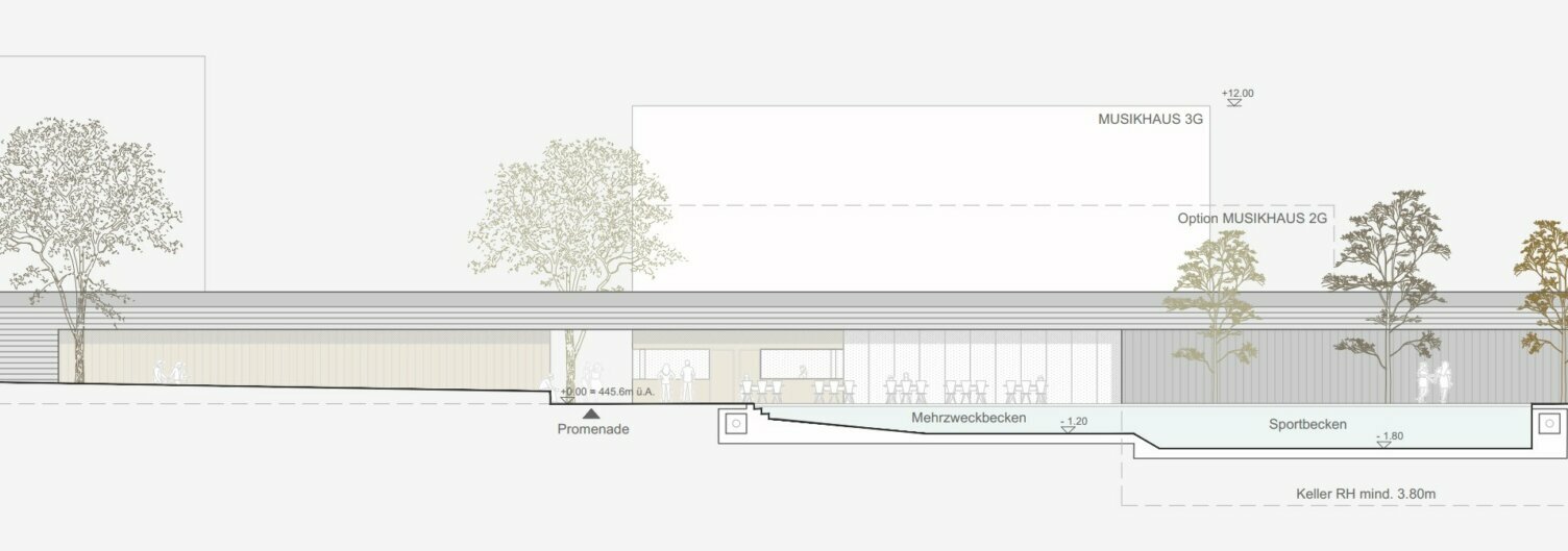 Markus Pernthaler Architekten - Wettbewerb Freibad Stainz - © MPA