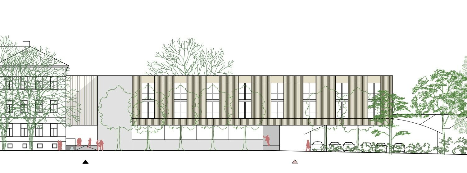 Markus Pernthaler Architekten - Wettbewerb Berufsschulinternat Attnang - © MPA